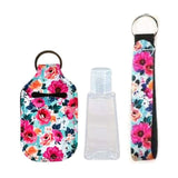 Travel Bottles with Keychain Holder Set