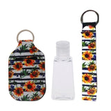 Travel Bottles with Keychain Holder Set